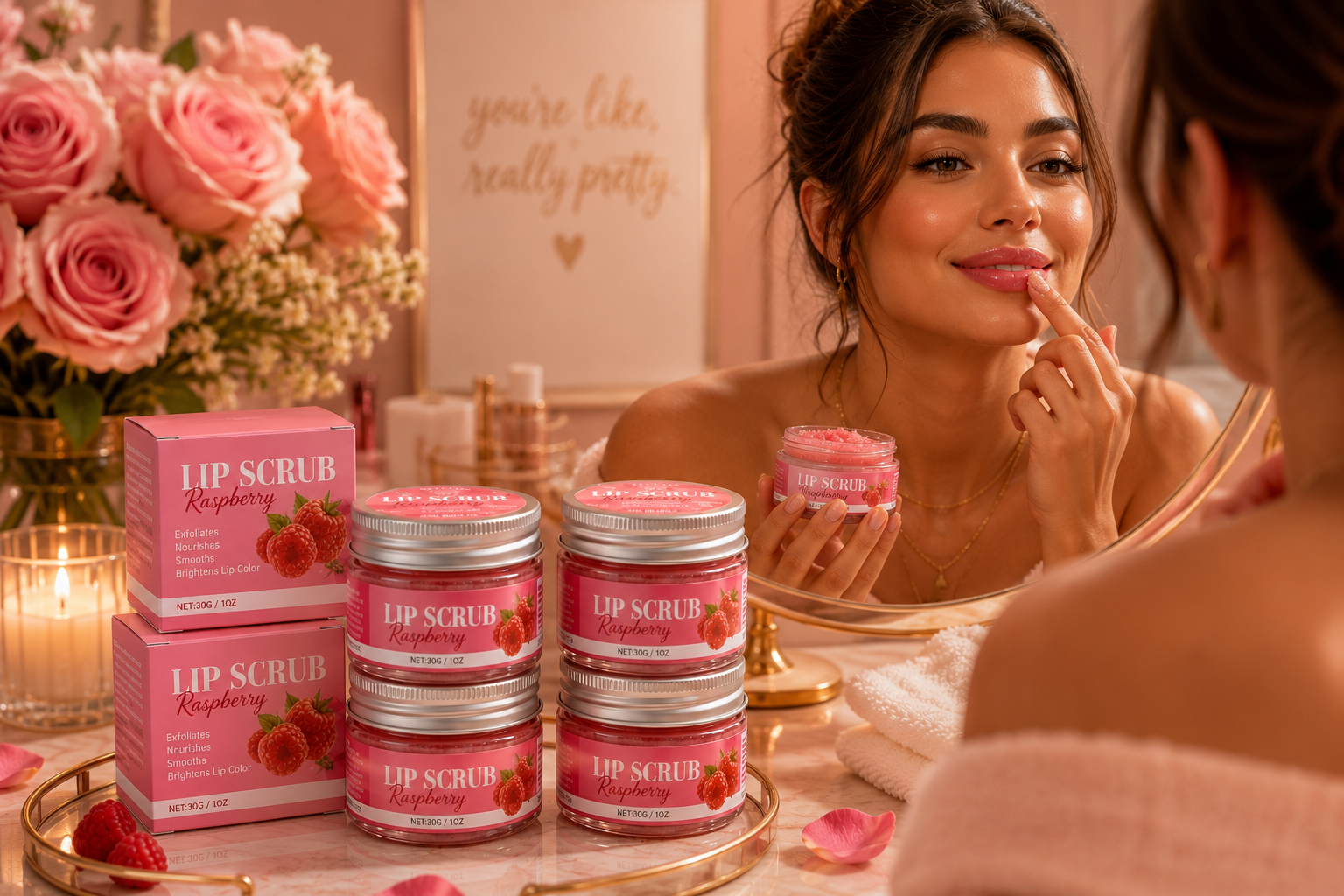 Lurxe | Strawberry Lip Scrub