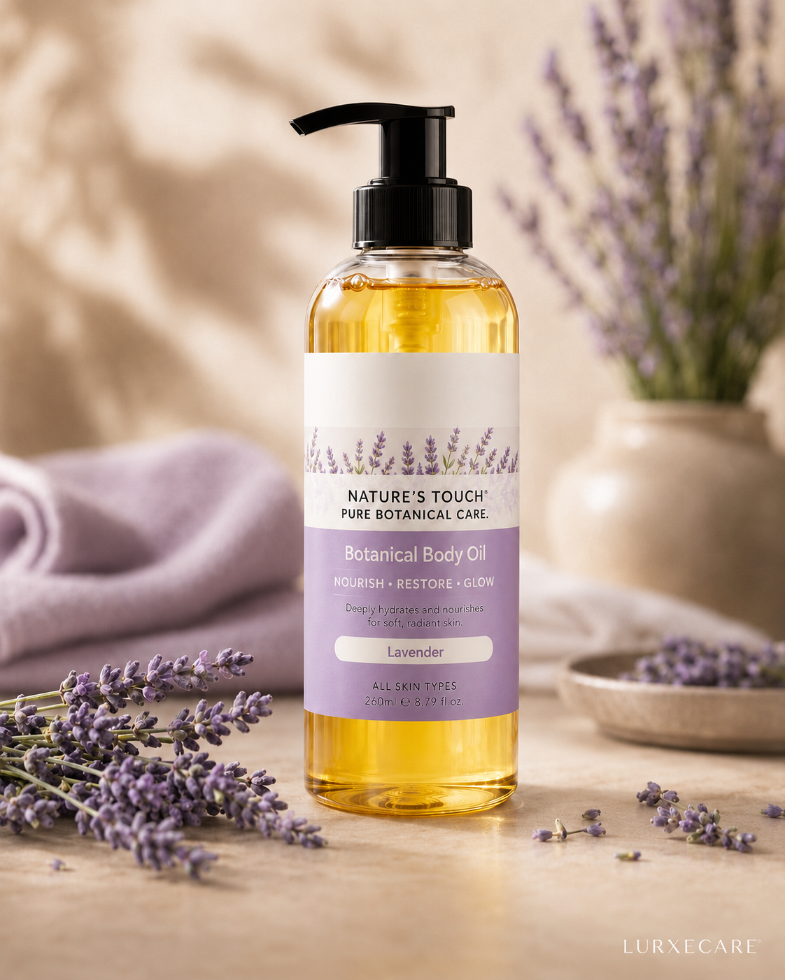 Botanical Body Oil – 260ml | LurxeCare