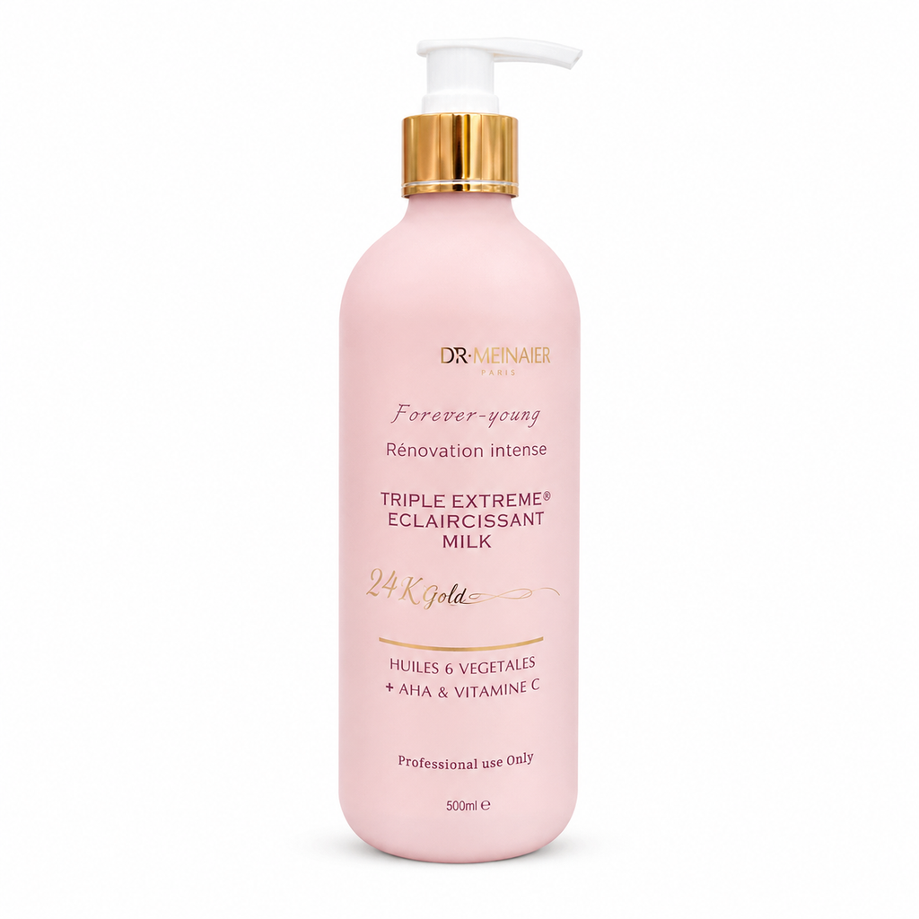 Dr.meinaier Glutathione Brightening Body Lotion 24K Gold formula 500ml bottle