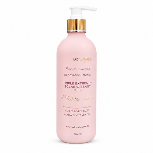 Dr.meinaier Glutathione Brightening Body Lotion 24K Gold formula 500ml bottle