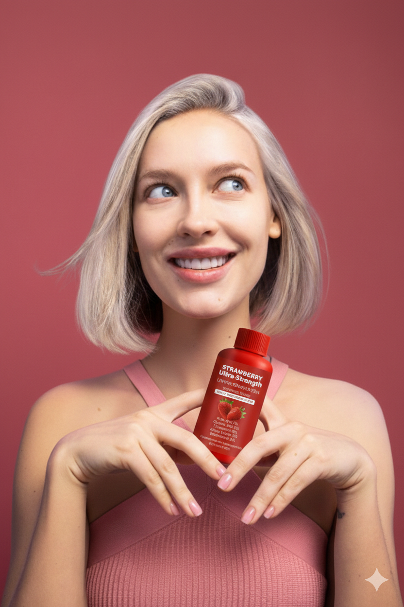 Strawberry Extract Moisturizing Body Lotion Skin Care