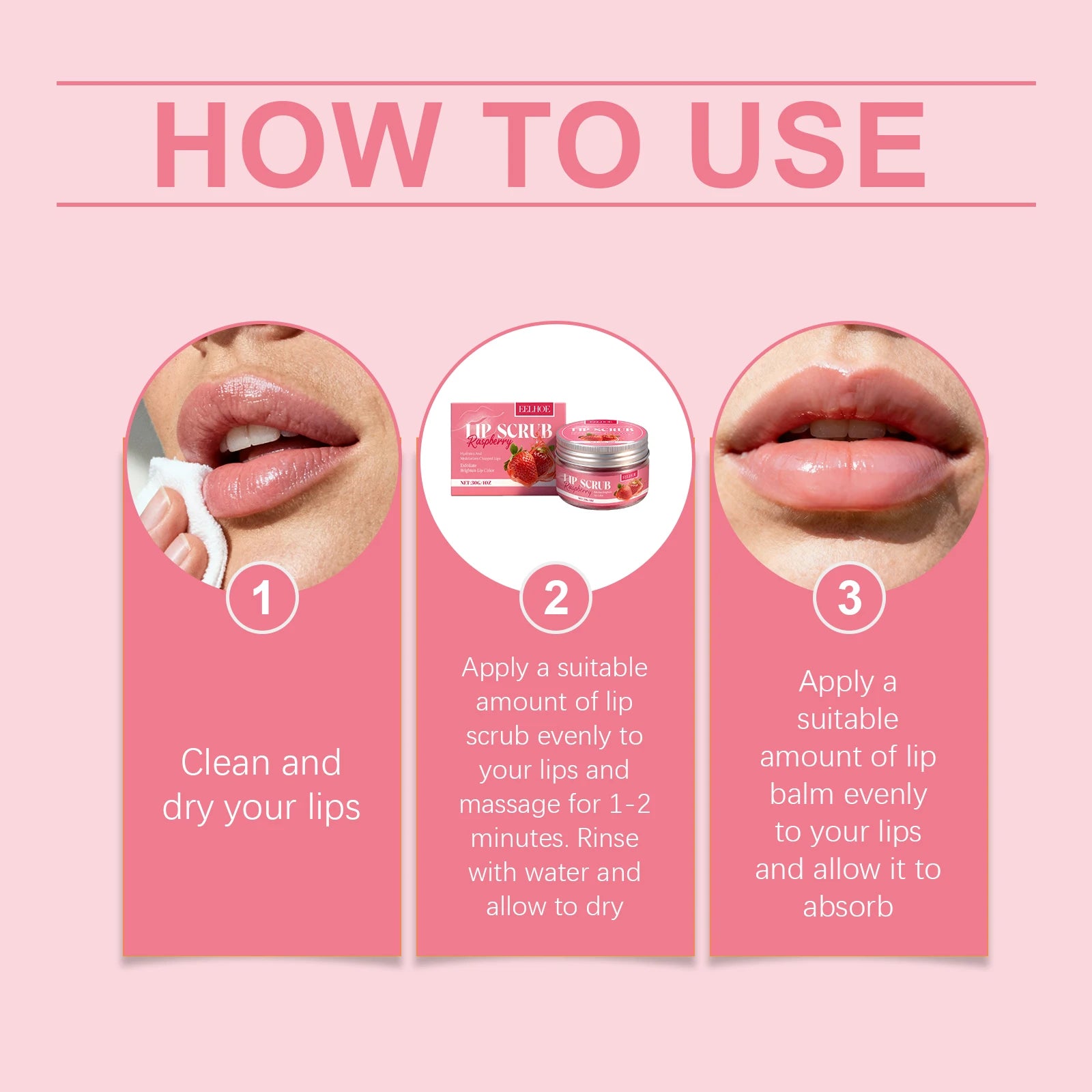Lurxe | Strawberry Lip Scrub