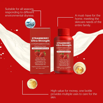 Strawberry Extract Moisturizing Body Lotion Skin Care