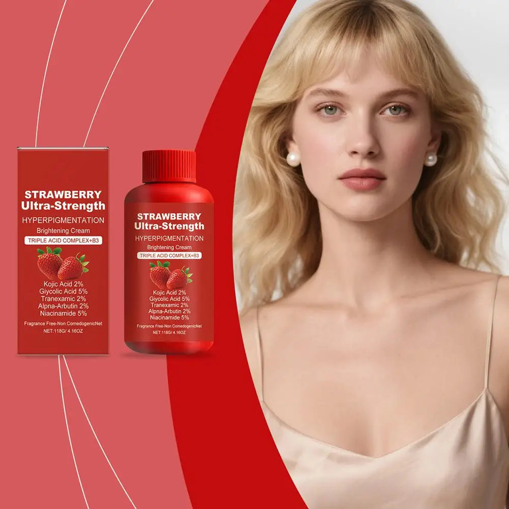 Strawberry Extract Moisturizing Body Lotion Skin Care