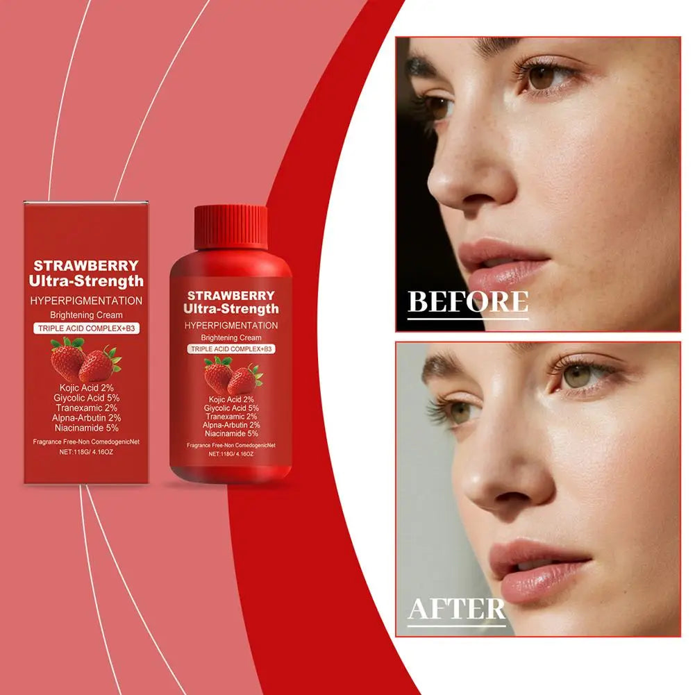 Strawberry Extract Moisturizing Body Lotion Skin Care