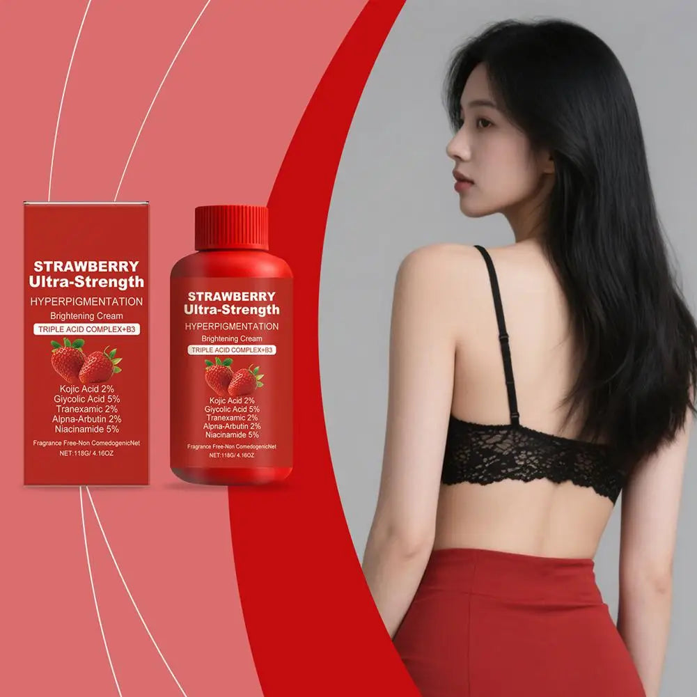 Strawberry Extract Moisturizing Body Lotion Skin Care